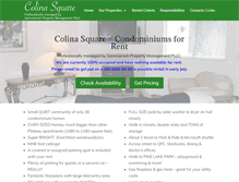 Tablet Screenshot of colinasquare.com